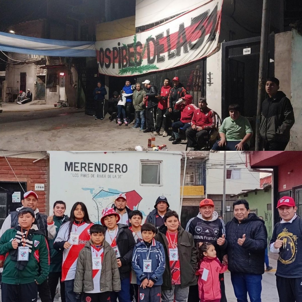 Hinchas de River del Barrio Padre Mugica están haciendo un merendero para los pibes del lugar y anoche pusieron una tele para juntarse a ver el partido con Bragantino.

Si quieren colaborar el ig es: merenderolospibesdeRiverdela31
<a href="/RiverPlate/">River Plate</a>