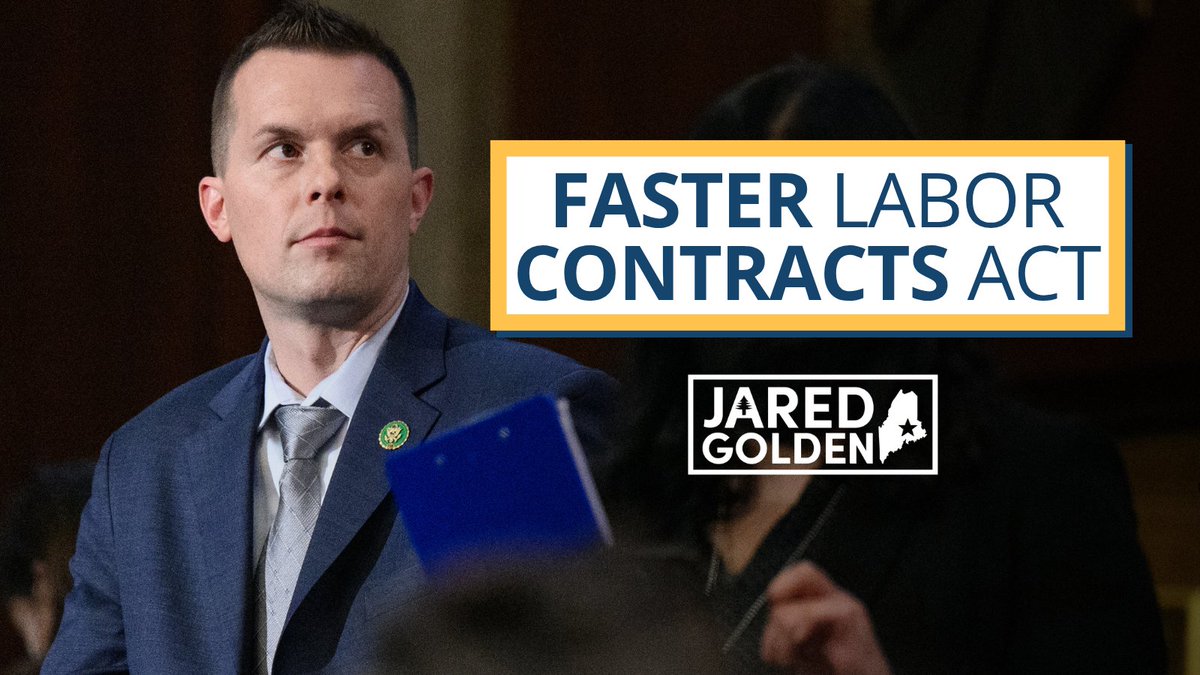 Congressman Jared Golden tweet media