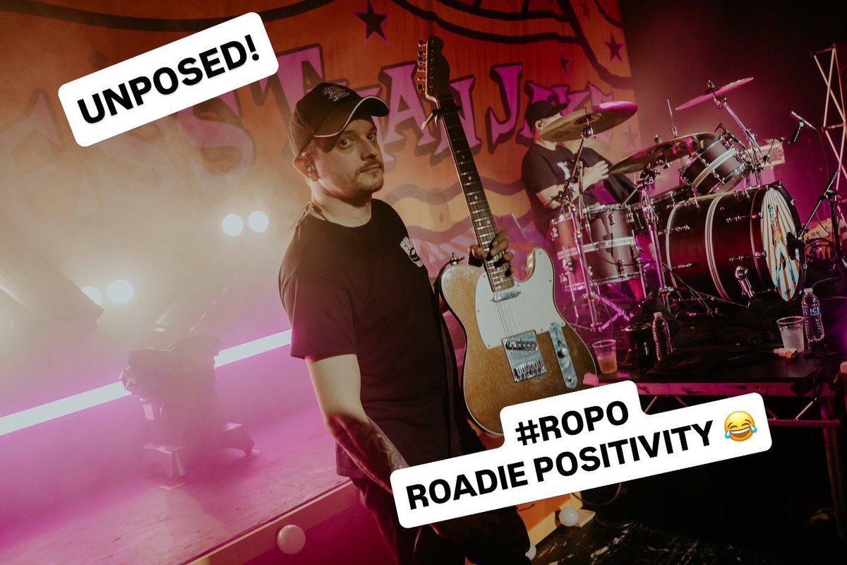 jamespendle's tweet photo. If its good for the insta girlies then its good for us techs too!! 😂😂

Resting tech face is a very real thing. Nothing wrong with that. Laser focus is required at all times 💪🤘

Awesome Pics By @gavfrontrow 

#guitatech #roadie #ropo #tourlife https://t.co/bi6BXFEWtB
