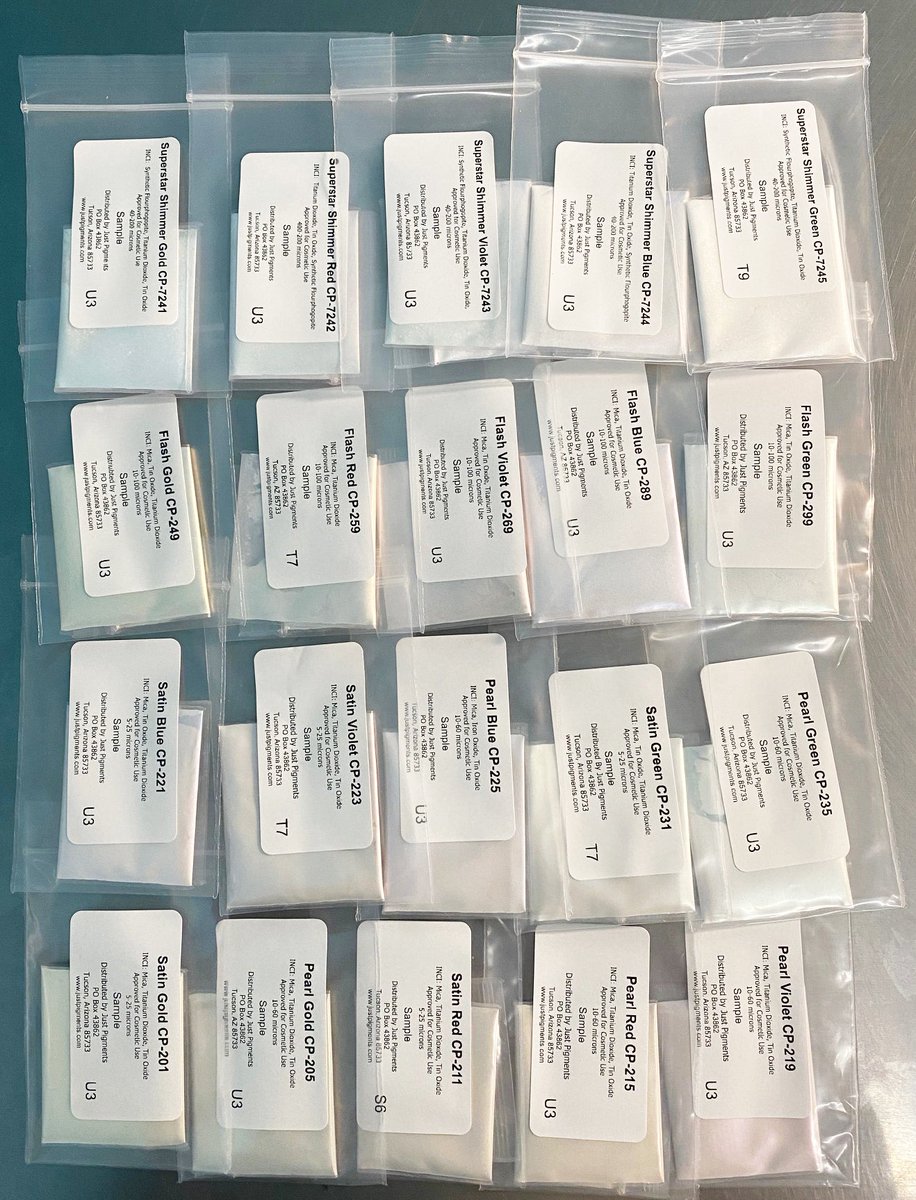 JustPigmentsAZ's tweet image. Our 20 Interference Colors Sample Pack features TWENTY of our most popular Interference pigments! It's a great way to begin experimenting with these wonderful pigments!

Link ▶️ justpigments.com/products/sampl…

#pigments #makers