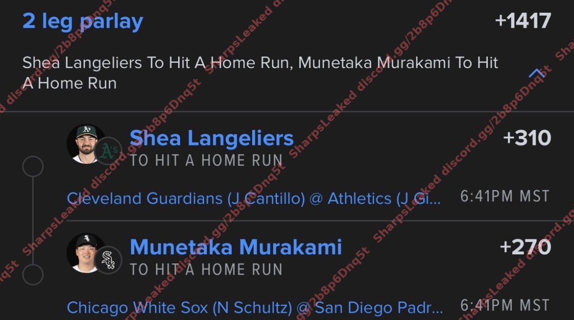 SharpsLeaked's tweet image. MoneyMandrell VIP plays 🚨 for FREE ‼️

Stop funding 💩 cappers follow us for more 🙌 All plays pinned above ⬆️ 

#GamblingTwitter #MLBBets #NBABets #Gambling𝕏 #SportsBettingX
