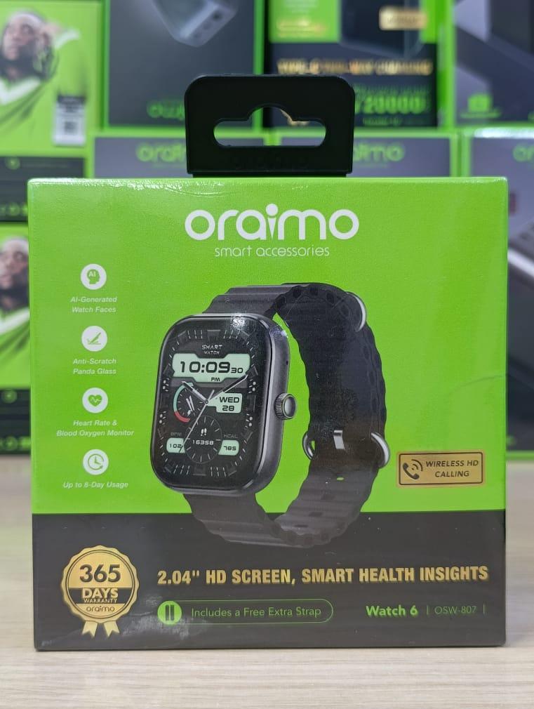 Oraimo Watch 6
With extra strap
Ksh.3000
📞0705862046