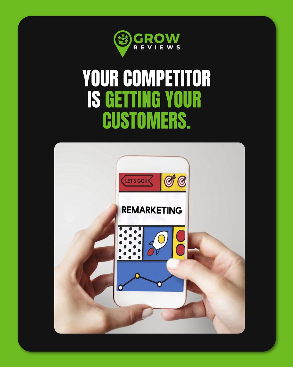 ReviewsGrow's tweet image. And it’s happening because of better reviews.
Time to take them back.

growreviews.com

[local competition business, increase customer leads]

#Competition #BusinessGrowth #GrowReviews