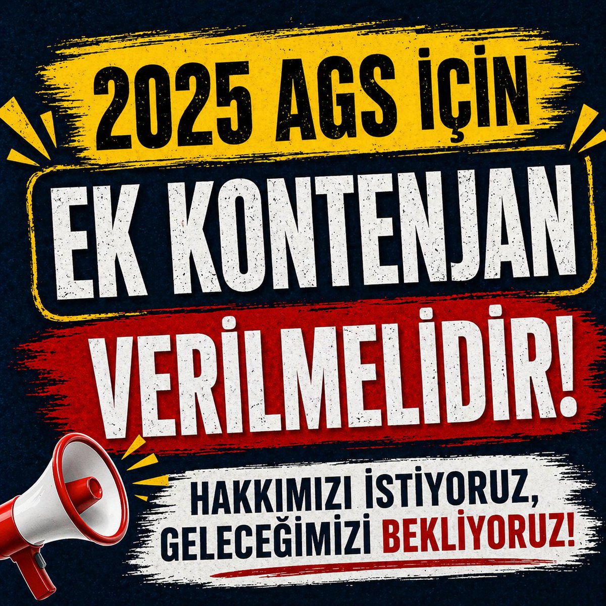 fatih_cyln_'s tweet photo. 2025 AGS'de atama bekleyen öğretmenler için ek kontenjan, artık ertelenemeyecek bir ihtiyaçtır. #2025AGS @Akparti @AKPartiTBMMGrup @MHP_Bilgi @MhpTbmmGrubu @avabdullahguler @PrfDrFilizKilic https://t.co/xllwy0hZl7