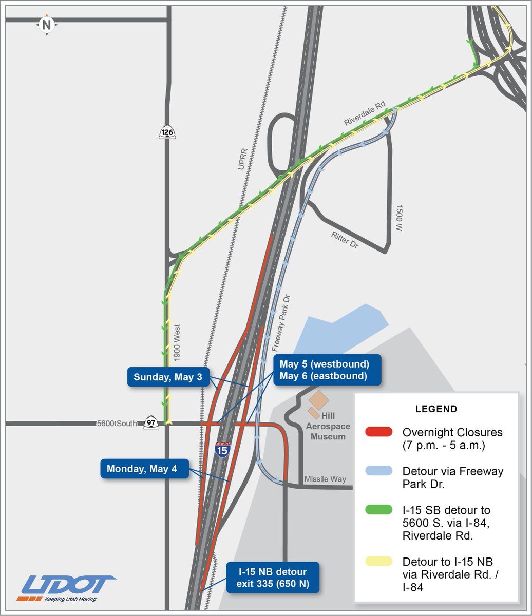 UDOT Region One tweet media