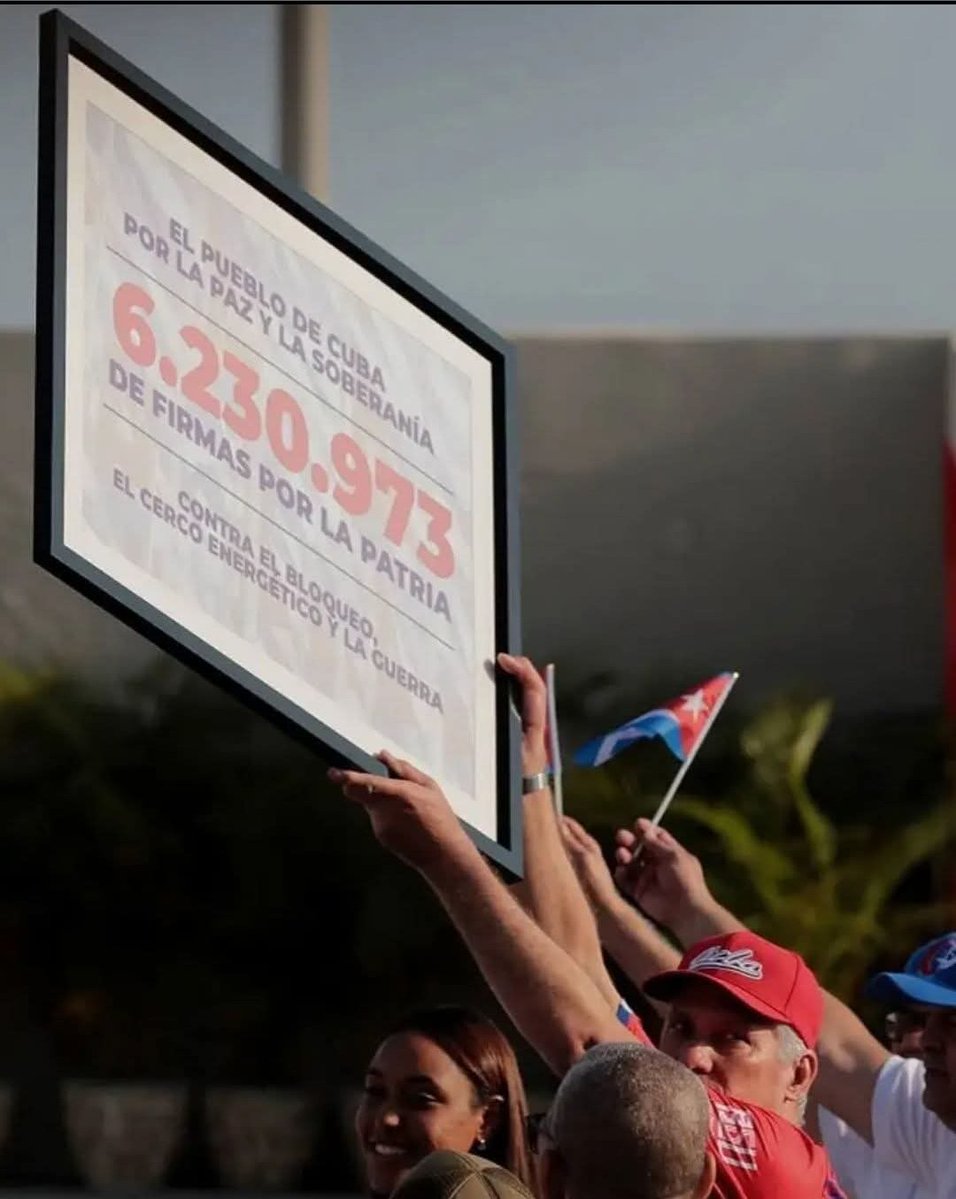#CubaPorLaVida  #Cubacoopera <a href="/EmbacubaGranada/">EmbaCuba Granada</a> <a href="/CubacooperaGr/">Cubacoopera Granada</a> 6.230.973 firmas de cubanos por la patria, por la solidaridad y por la paz del mundo.