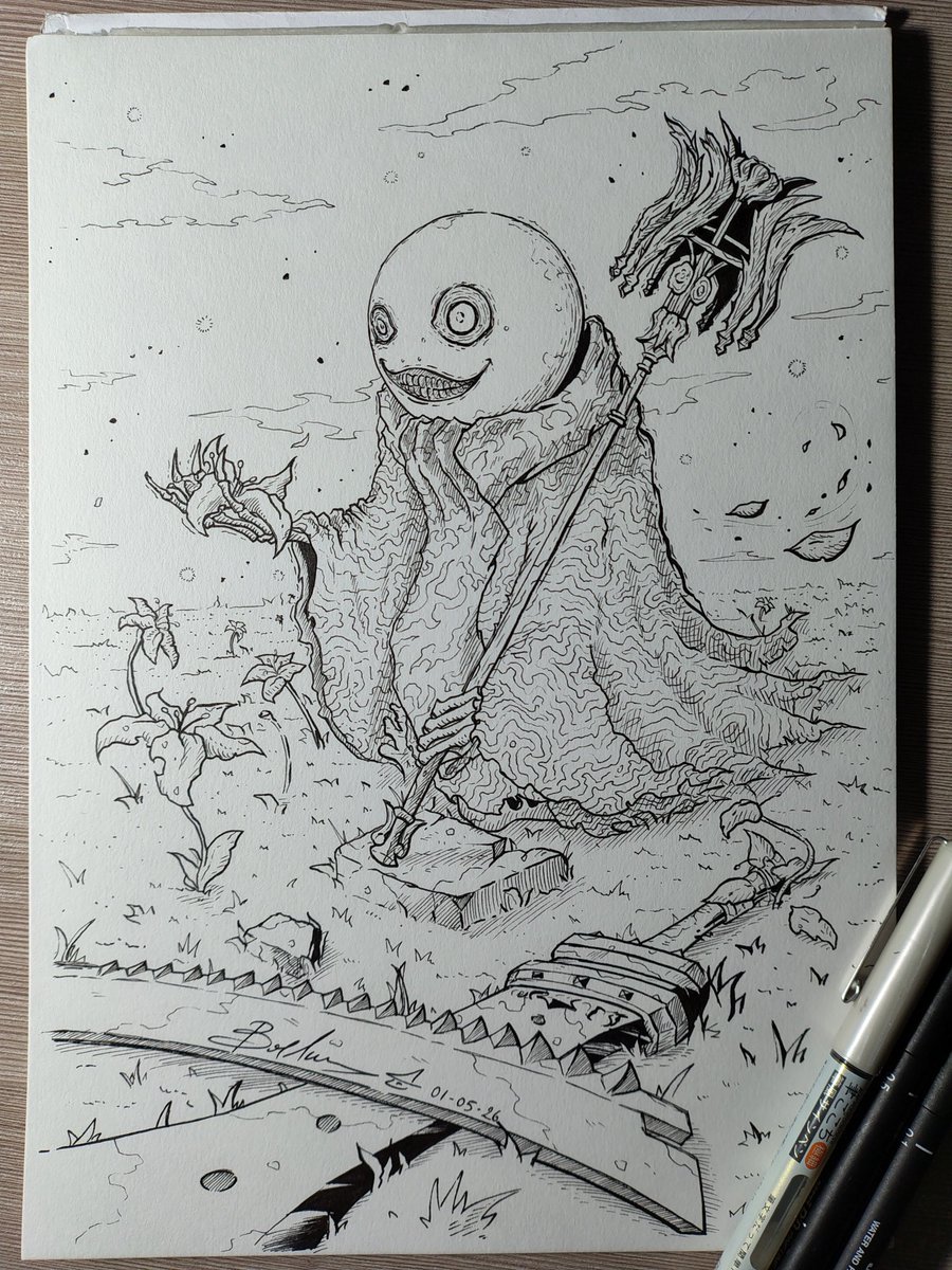 Barlzar's tweet image. Emil ー Reminisce
#ニーア #NieR