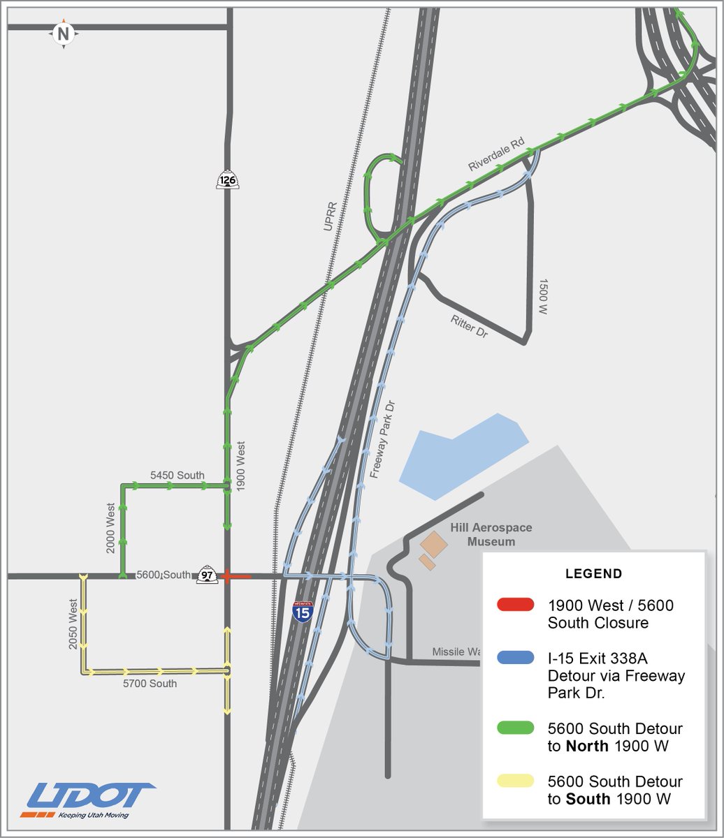 UDOT Region One tweet media