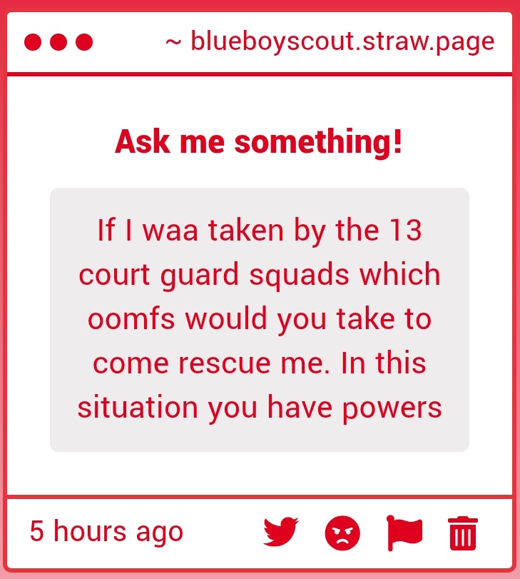 avoidrobin's tweet photo. I'd bring @rinhe, @ranggyaru, @TheGriIlmaster and @ElecLoon, I think this whole team would make a funny ass dynamic while still being determined since we have powers (thank God u said that or else we would be FUCKED) https://t.co/1yv4bJ0SYd