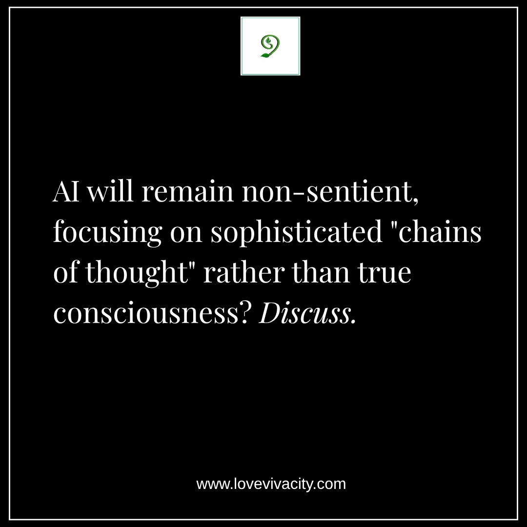 LoveVivacity's tweet image. As the world welcomes artificial intelligence as a revolutionary technological model designed to help 'sustain' and 'flourish' life, will our human condition be overtaken by self-unfolding engineered intelligence?

#Consciousness #Sustainable #LoveVivacity