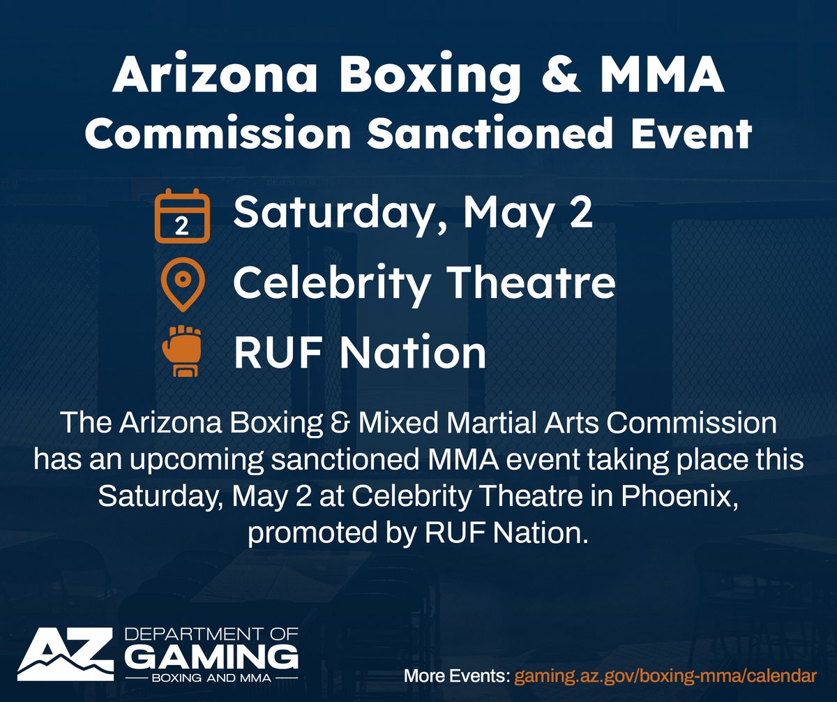 Arizona Department of Gaming tweet media