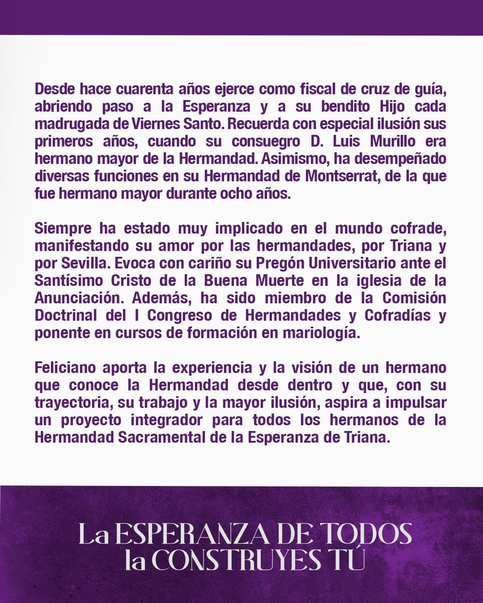 Candidatura Feliciano Fernández tweet media
