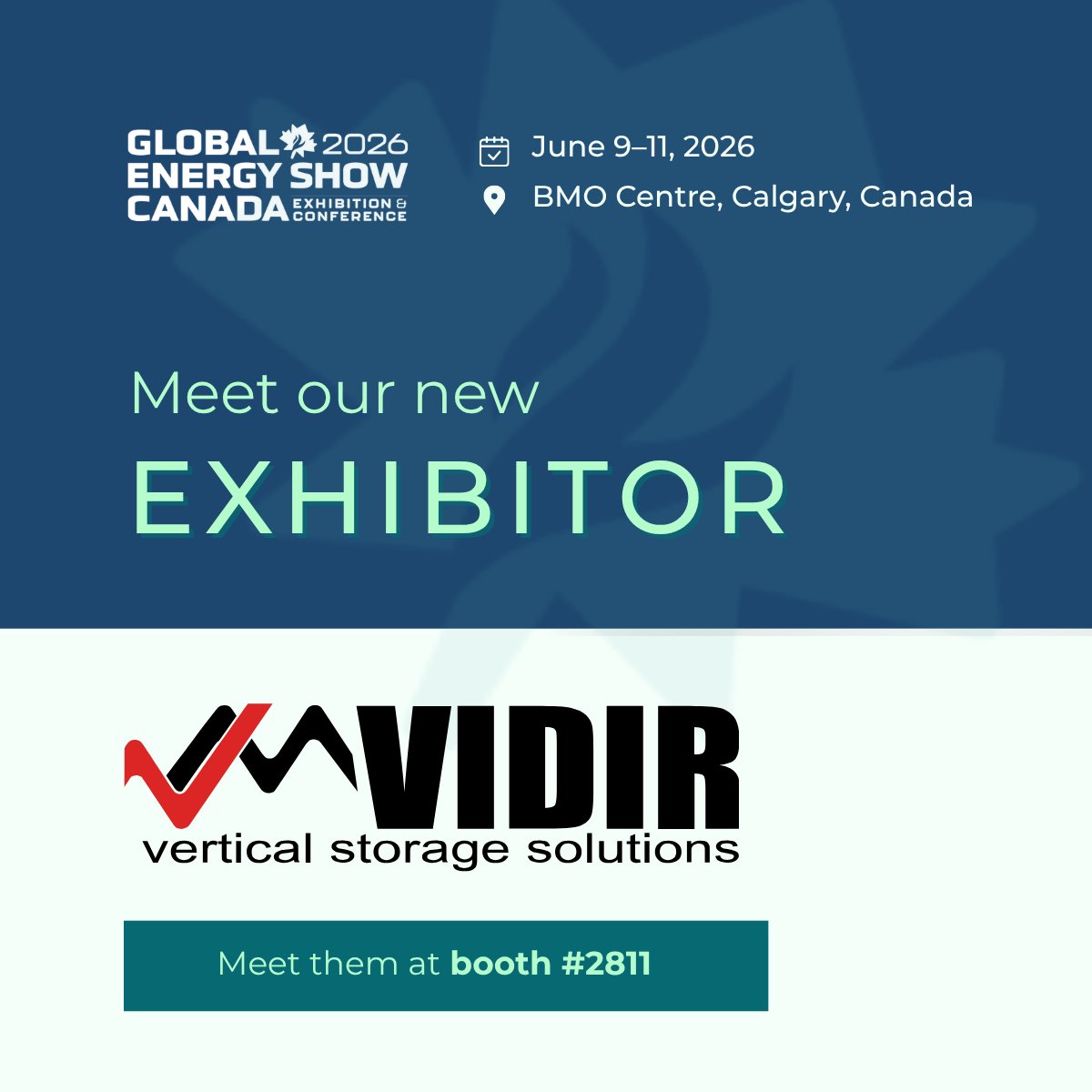 energy_show's tweet image. Vidir Solutions joins Global Energy Show Canada as a confirmed exhibitor. 

Register for your Engage Pass:
globalenergyshow.com/register/

#GESC26 #EnergyIndustry #IndustrialAutomation