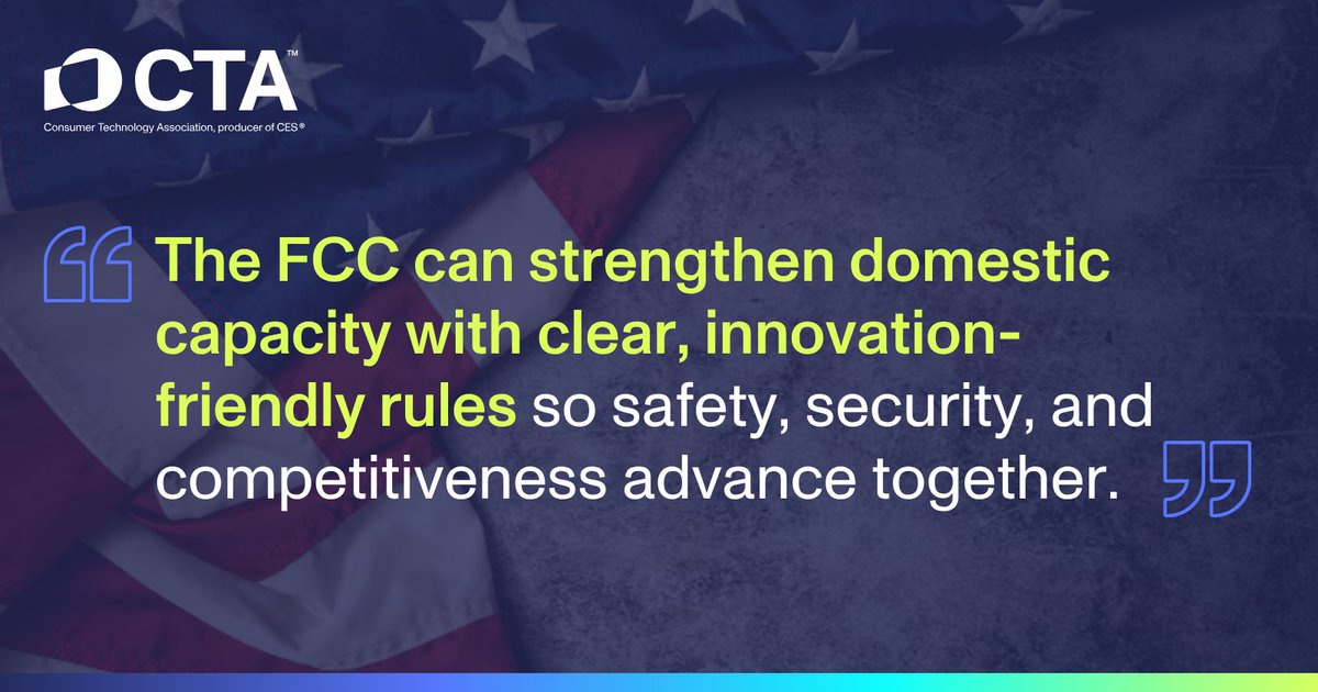 Consumer Tech Association tweet media