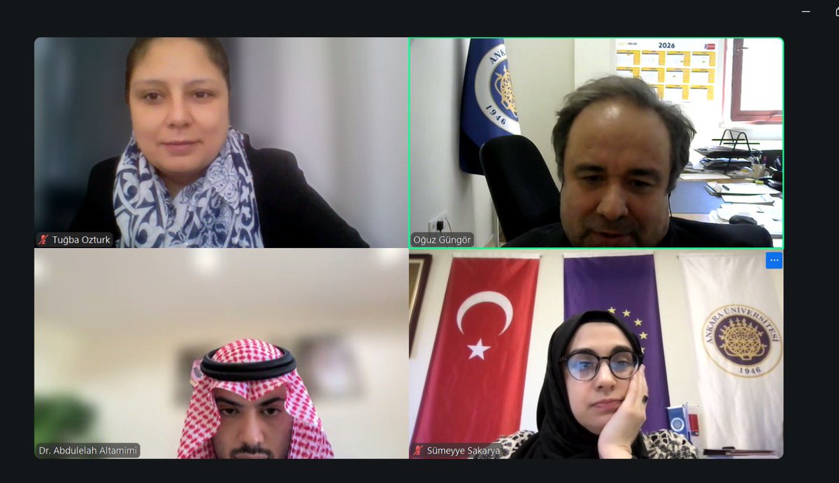 ankara_uni's tweet image. Taibah Üniversitesi ile Erasmus+ KA 171 Öğrenim Hareketliliği ve projeler alanındaki iş birliği fırsatlarını değerlendirdik.  @AnkaraUni 
@ulusalajans  @taibah_uni 
#erasmus
#esc