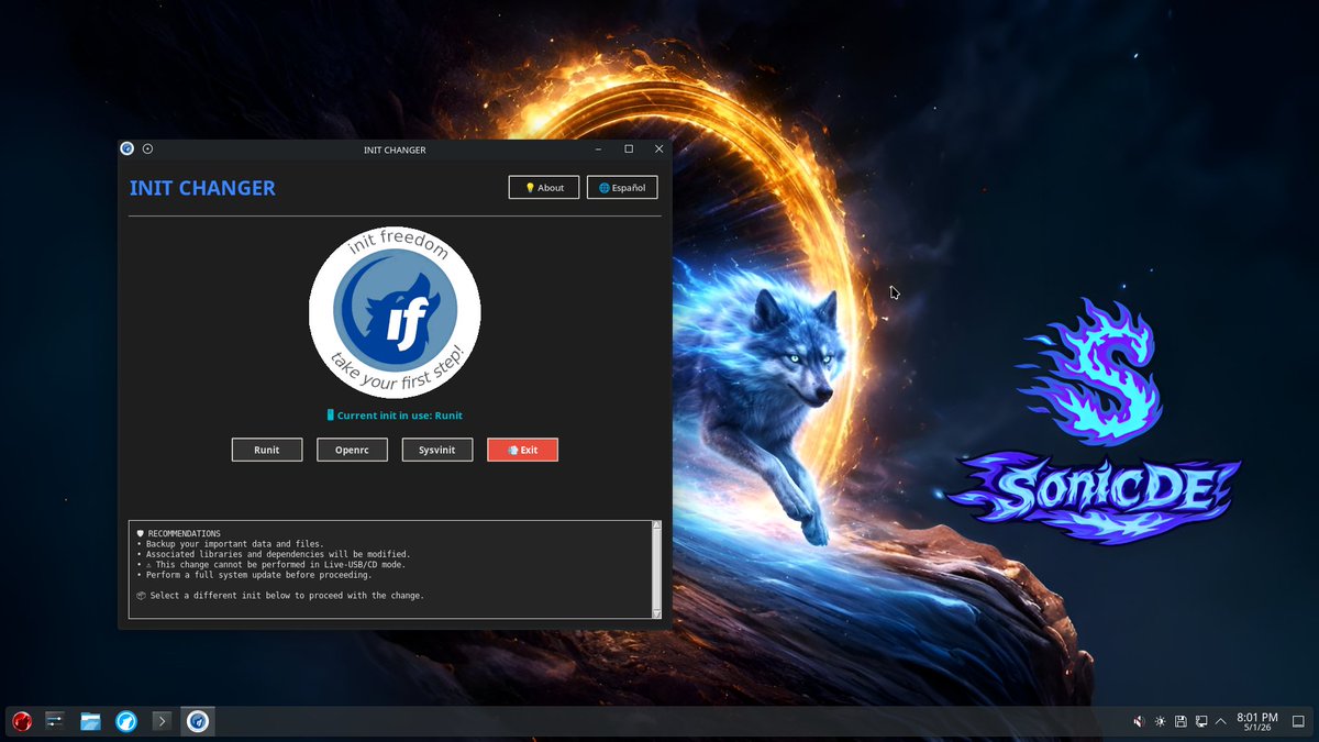 Vendefoul Wolf Linux tweet media