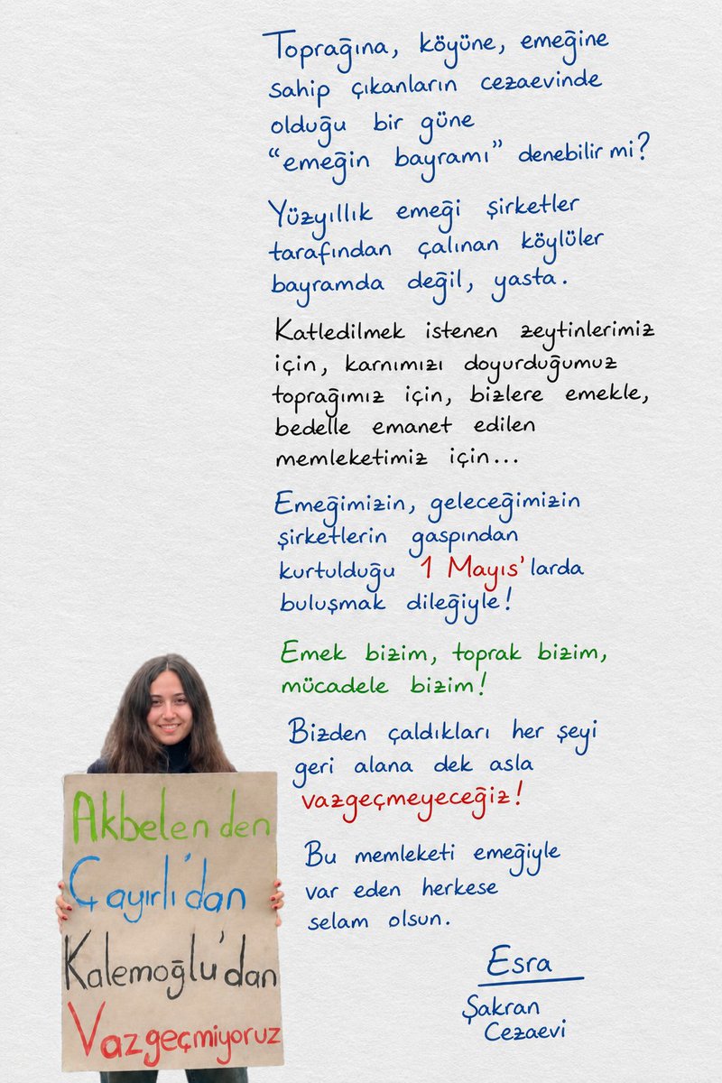 Akbelen Yuvamız Vermeyeceğiz 🌱🫒🌲 tweet media