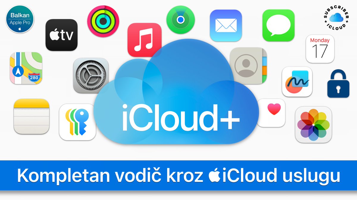 AppleBalkan's tweet photo.  iCloud☁️ Detaljan vodič kroz funkcije i iCloud+ uslugu na YouTube kanalu Balkan Apple Pro ⬇️

🎞 https://t.co/7EydCpiDo5

#iphone #balkanapplepro #icloud+ https://t.co/qD0zFbdeE1