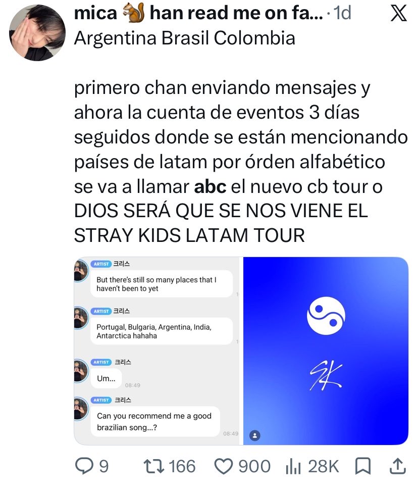 mica 🐿️ han read me on fans 😭❤️ tweet media