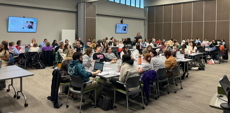 SSTRegion4's tweet photo. When a room full of early childhood educators get together, it’s basically a masterclass in tiny humans, big hearts, and the magic of family partnerships! #SST4SpringRegional #SST4EC https://t.co/ltrvHBin54
