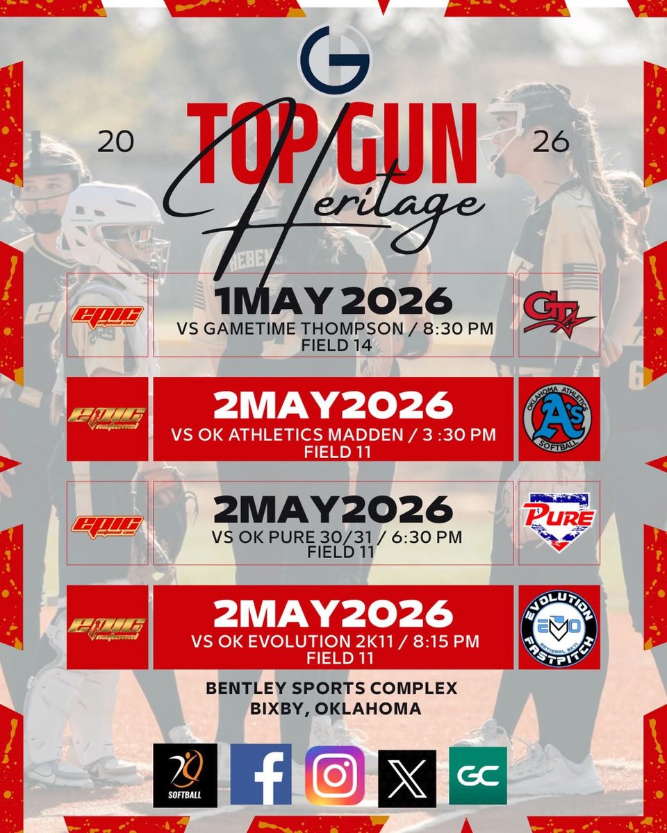 druemolenda2030's tweet image. In Bixby this weekend for Top Gun Heritage!🚨🔒 #BeEpic #DES #disciplineeffortsacrifice #KSA @TopGunEvents @epicnational14u @Epic__SB 
@raj_manjrekar @TopPreps @scan1ansports @YAthletesF @nxt1sports @SunilSportsNews @prepsoftball @LineDsoftball @MerlG_Official @ExtraInningSB
