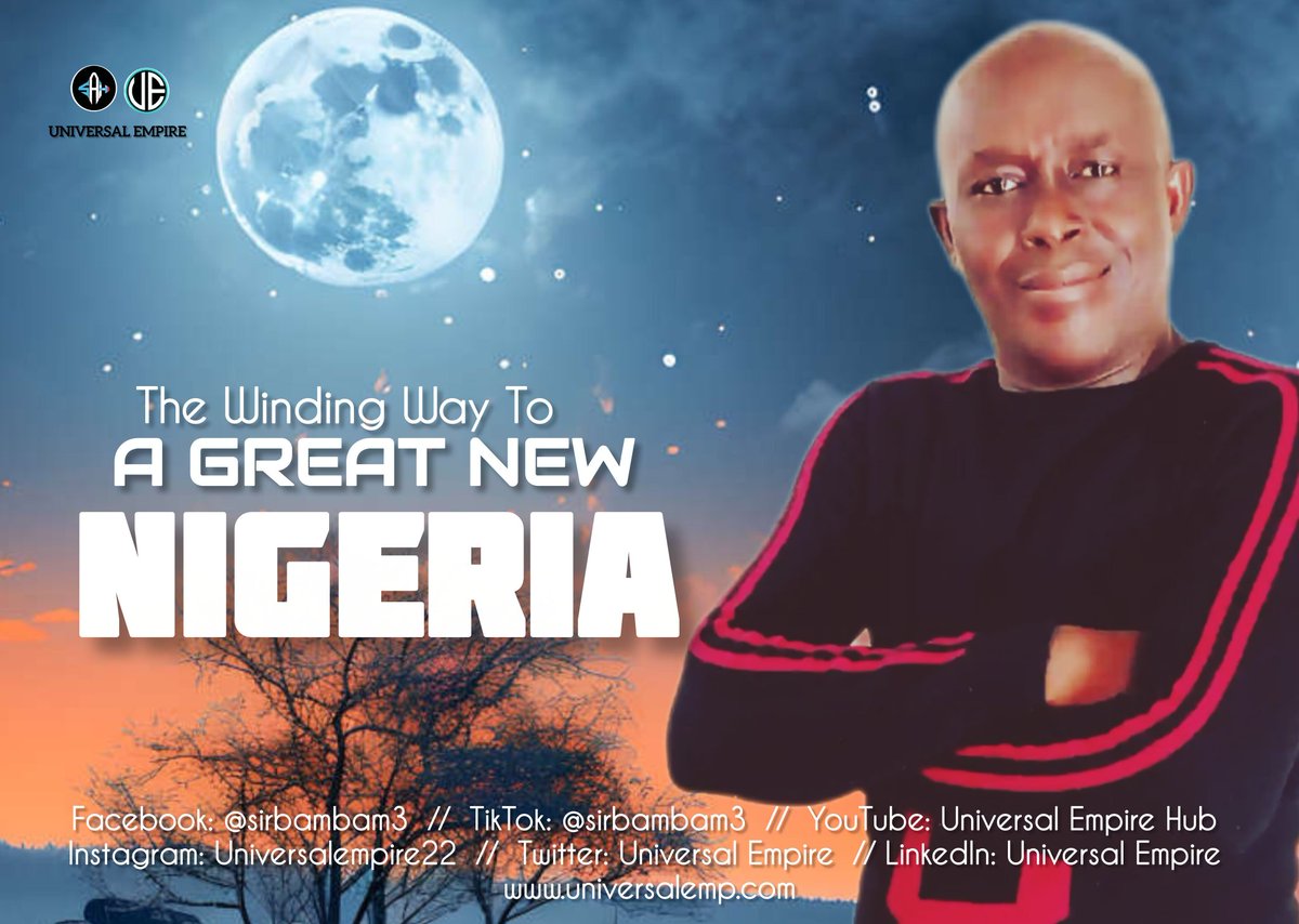 Uni_emp's tweet image. The state Nigeria today is the kind of a nation we built. Man is created as a sculptor of his life and his nation. We cannot gain and retain a nation we have not made. #fly #flyer