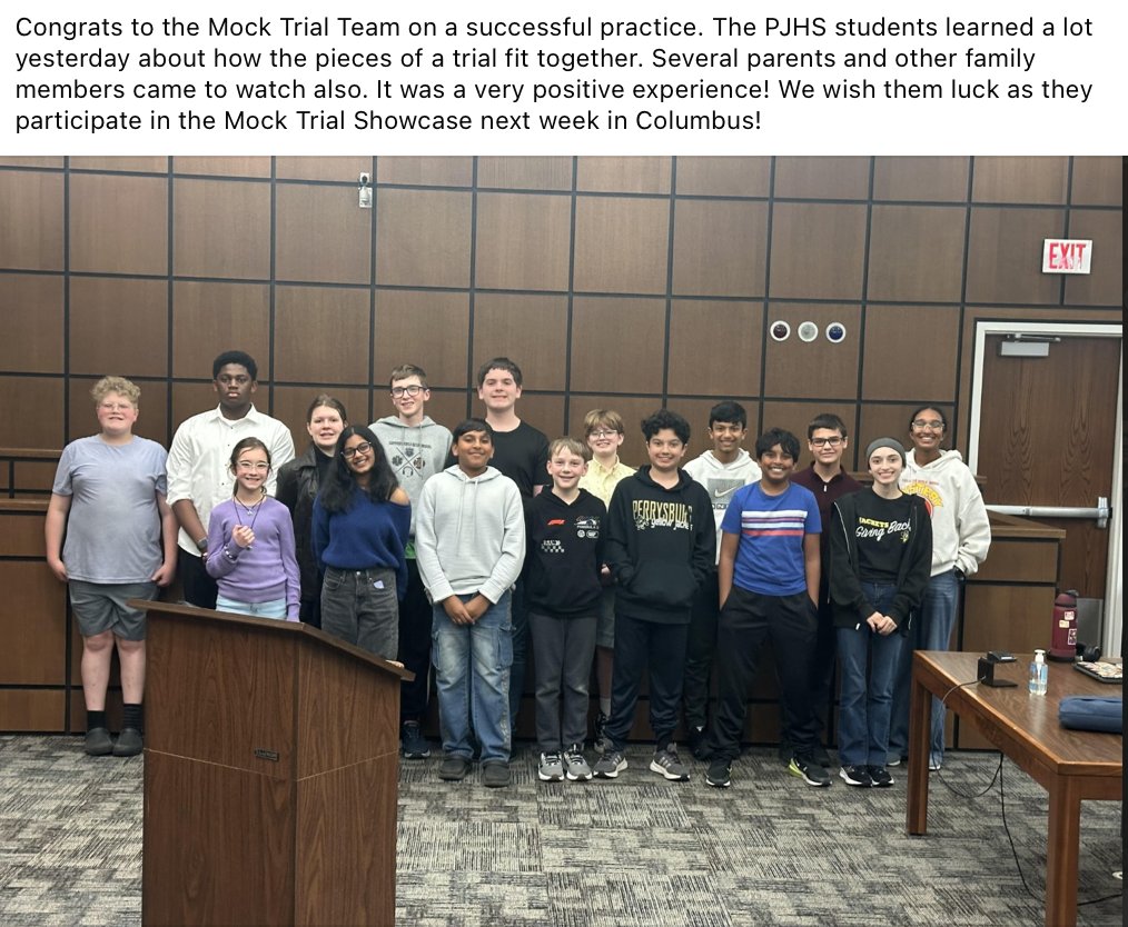 Perrysburg Junior High School tweet media