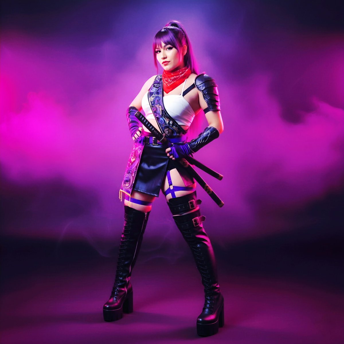 EriniaQueen's tweet photo. Psylocke Marvel rivals version 

The mind is the ultimate weapon, but the heart decides how to use its brilliance.💜💜💜

#MarvelRivals #MarvelRivalsCosplay #Psylocke #BetsyBraddock #PsylockeCosplay #MarvelCosplay #XMenCosplay #NetEaseGames #MarvelGames #GamerGirl https://t.co/vWDLM0i6yf