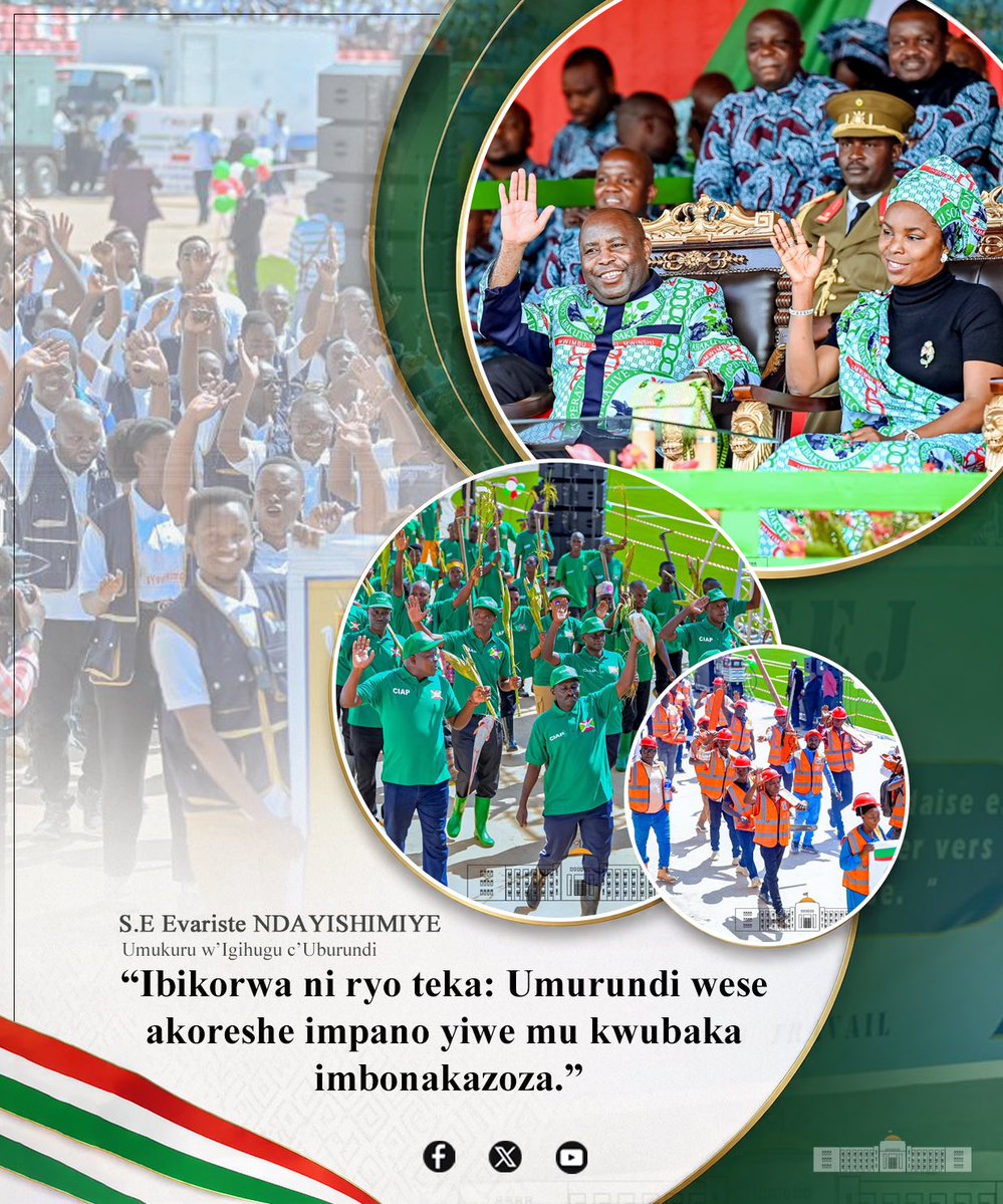 DANYKAB1971's tweet image. #Burundi journée internationale du  travail: pagne, défilé, discours de circonstances et collation. Dans un pays au rendement insignifiant, aux pénuries de tous genres, au chômage trop élevé et au désespoir volcanique, que célèbre-t-on? Un slogan, un jour chômé et payé !