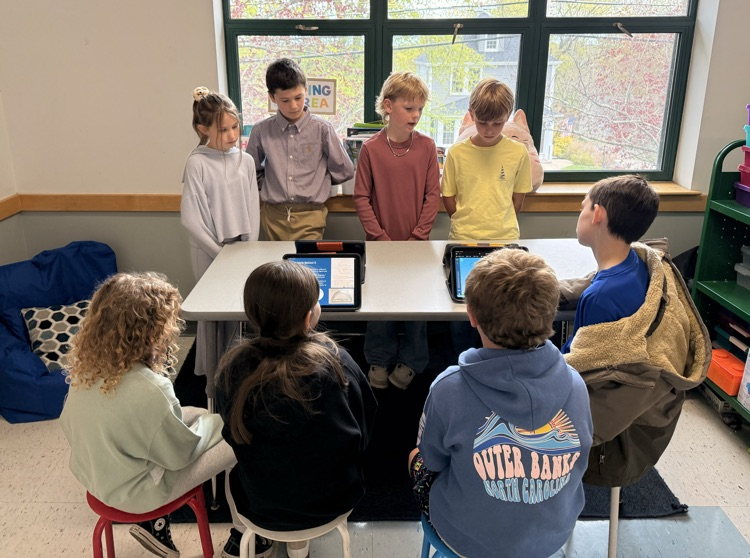 HPClough's tweet photo. So proud of our 4th grade mathematicians who presented to guest judges and 3rd graders! #HPClough #STMath #MURSD https://t.co/lTzkRJ9l11