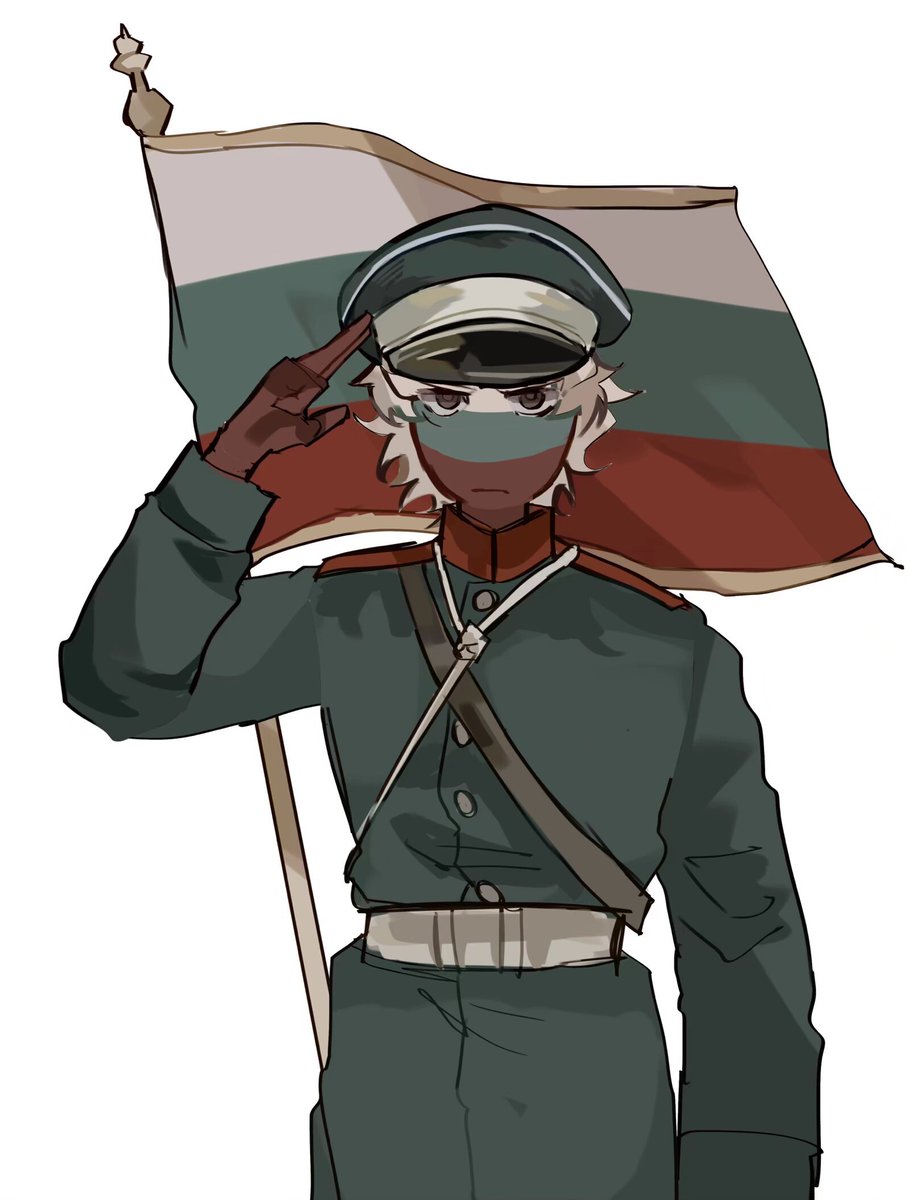 bllll133730's tweet image. Bulgaria in different periods (note that this was painted by my friend and I helped carry it)#Bulgaria #countryhumans #countryhumansBulgaria
