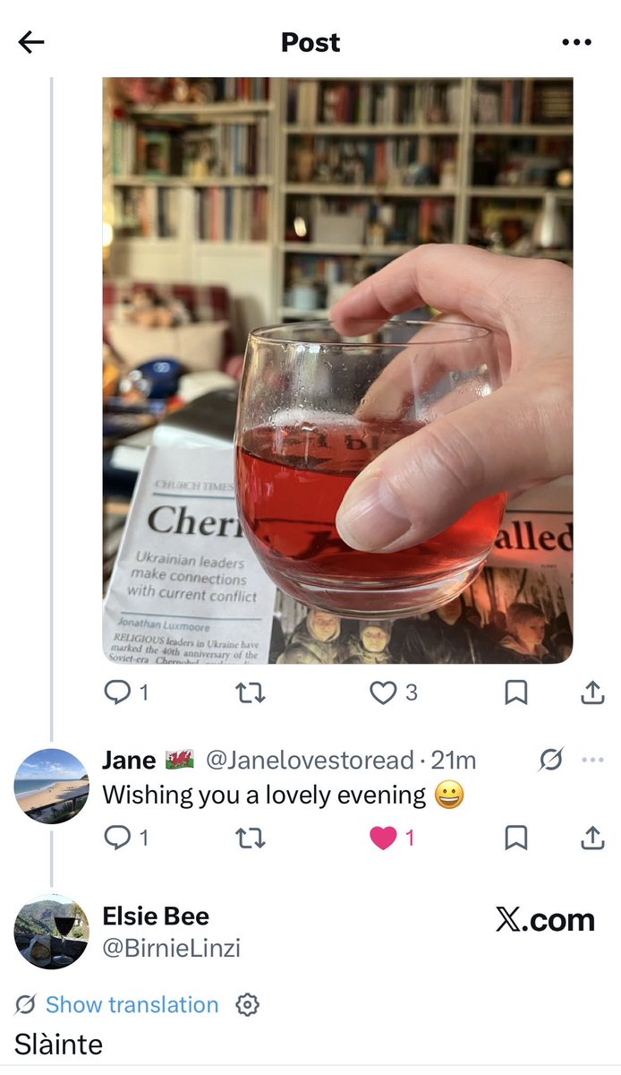 BirnieLinzi's tweet image. Totally tickled that @grok translates my toast of Slàinte as being Catalan. I honour my Catalan siblings, but want it to be recognised that Slàinte is the #ScottishGaelic toast for #Health. The full toast is Slàinte mhath = good health.