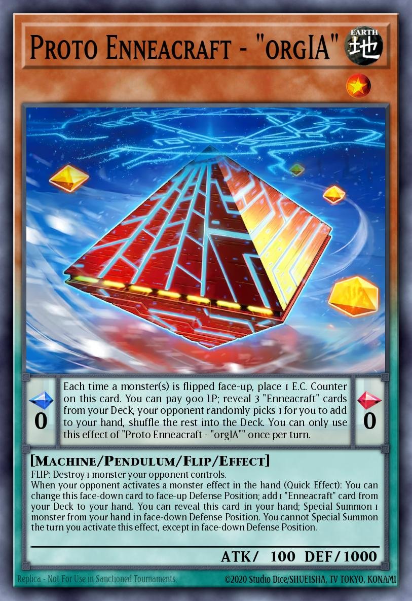 every_ygocard's tweet photo. Proto Enneacraft - "orgIA" https://t.co/aDydofK6eS