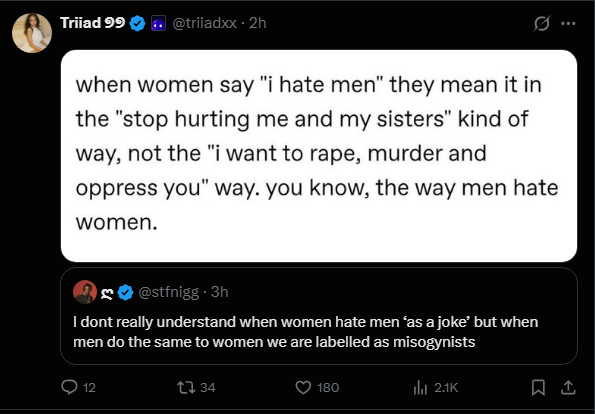 Misandry Examples tweet media