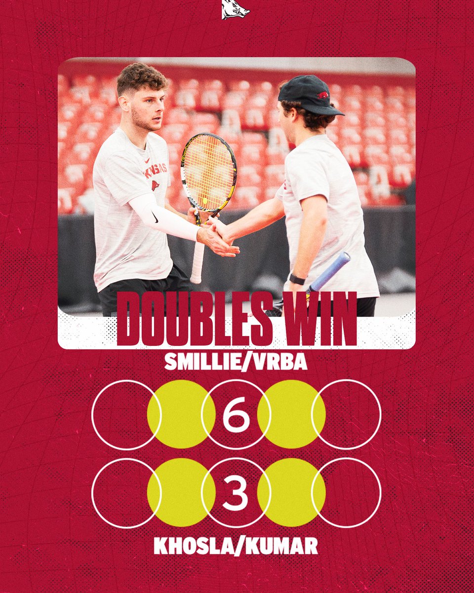 Arkansas Men’s Tennis 🐗 tweet media
