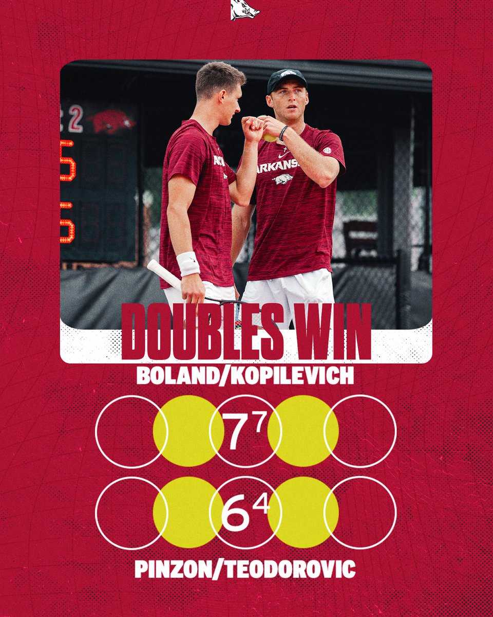 Arkansas Men’s Tennis 🐗 tweet media