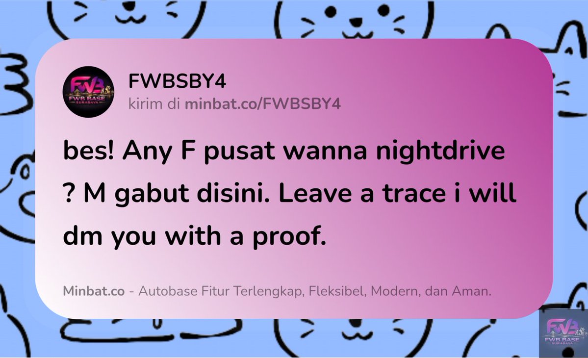 FWB BASE SBY tweet media