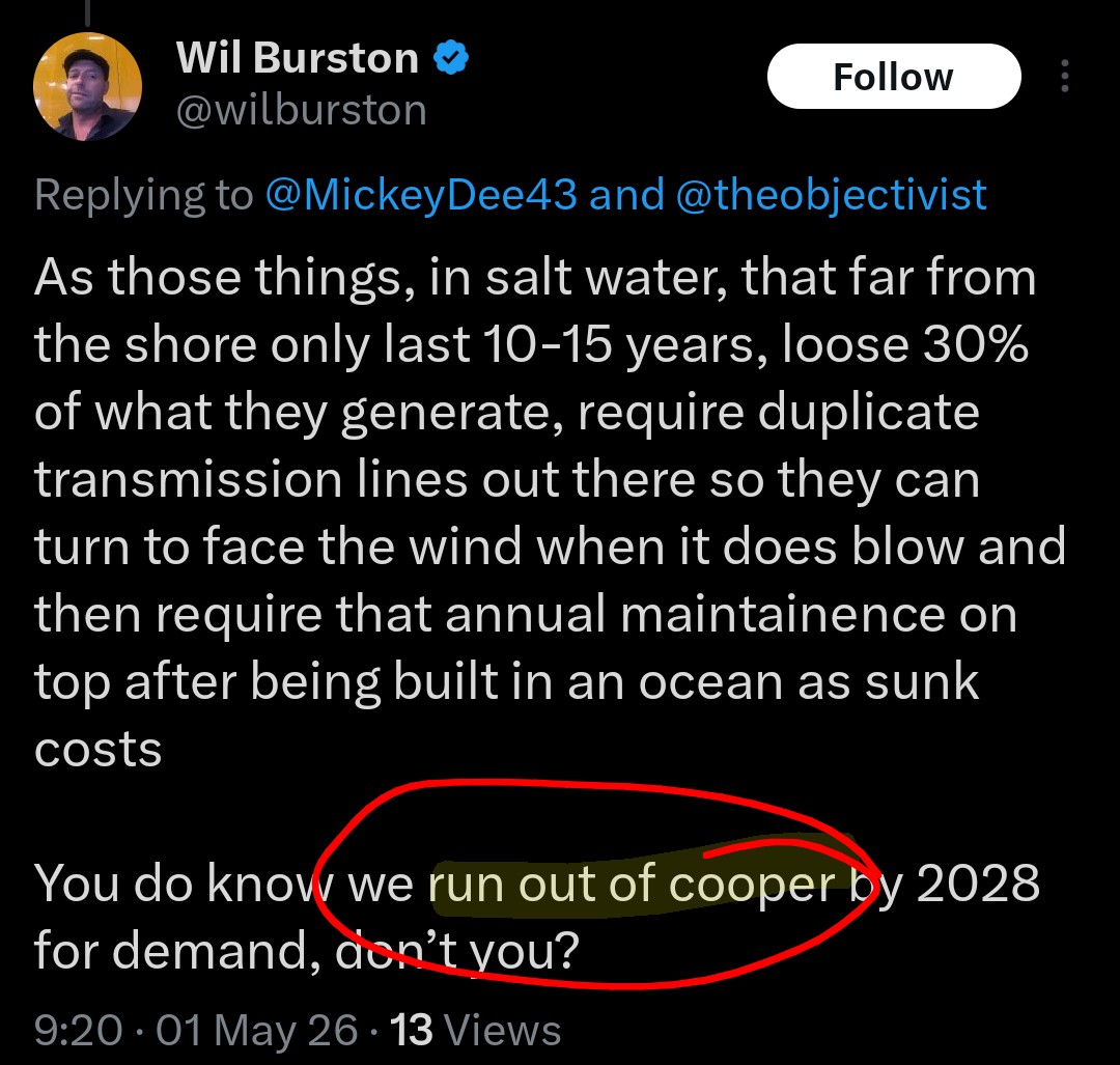 MickeyDee43's tweet photo. @wilburston @theobjectivist "We run out of copper" https://t.co/XdqQ0jBj8C