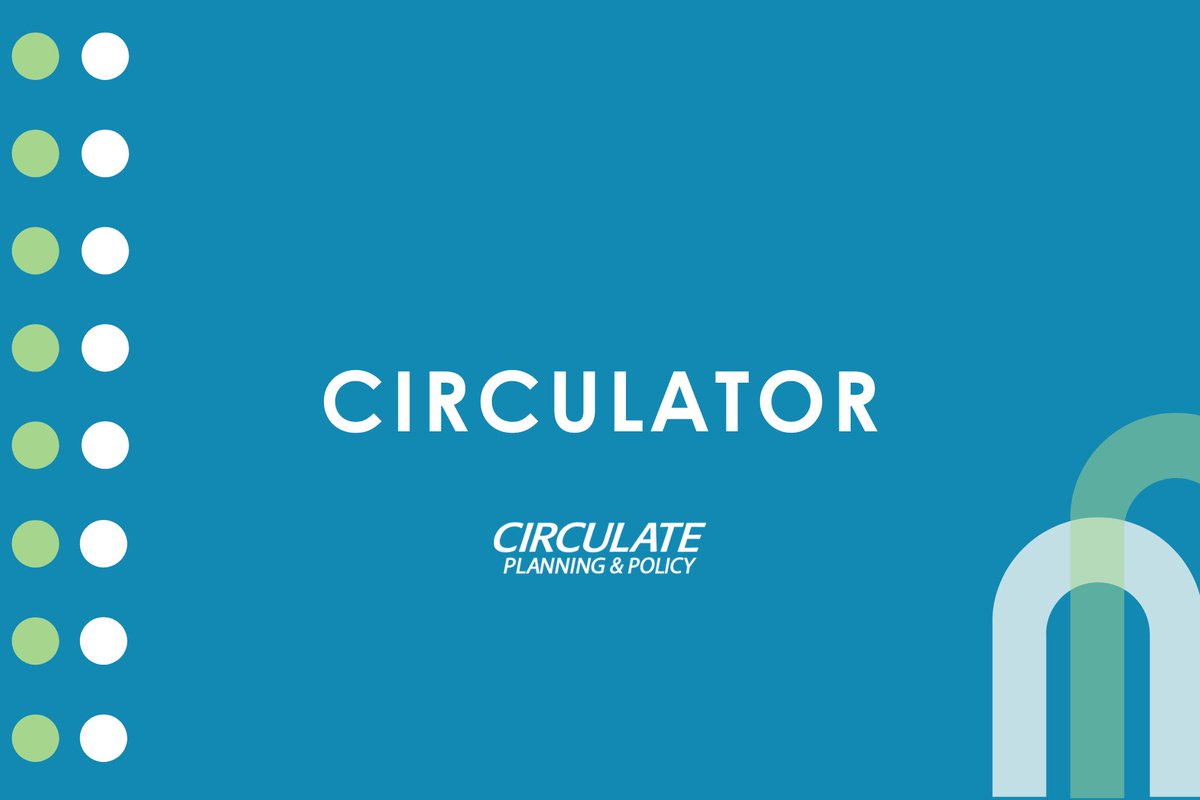 Circulate Planning & Policy tweet media