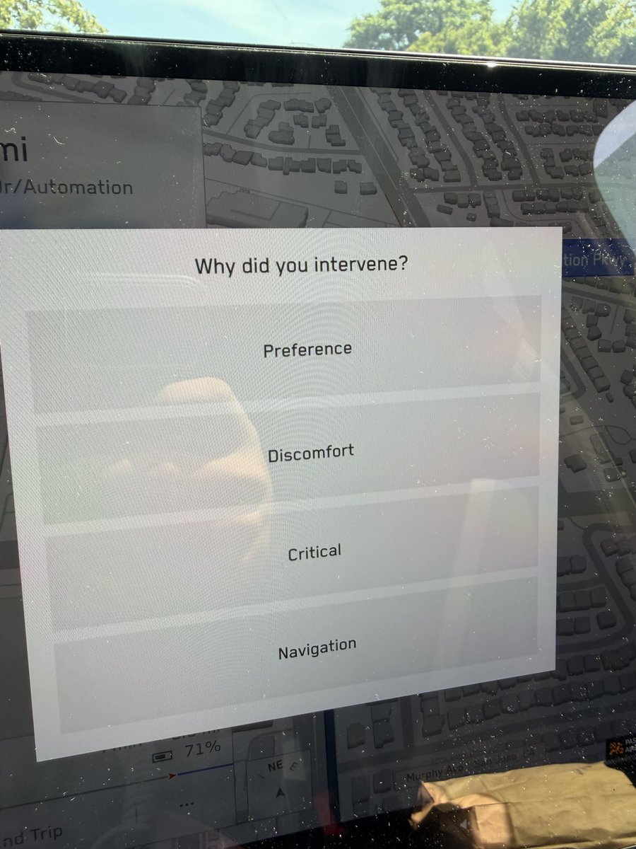 I honestly dont get who at <a href="/Tesla/">Tesla</a> thought this dialog box, that takes over the entire screen forcing you to make a selection, was a good idea.
Did the early access influencers on here even beta test this? <a href="/wholemars/">Whole Mars Catalog</a> <a href="/SawyerMerritt/">Sawyer Merritt</a> 

Please fix. 
PS: Im open to joining this early