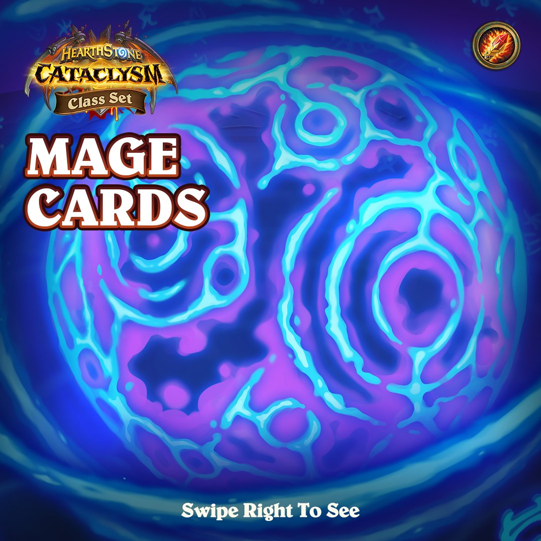 PlayHearthstone's tweet photo. 🧙‍♂️ 💪 Lay down some serious power using the Leyline cards in the new Mage Class Set!

🤔 What synergies are you most excited to build a Leyline deck around? https://t.co/9SpppW6G6x