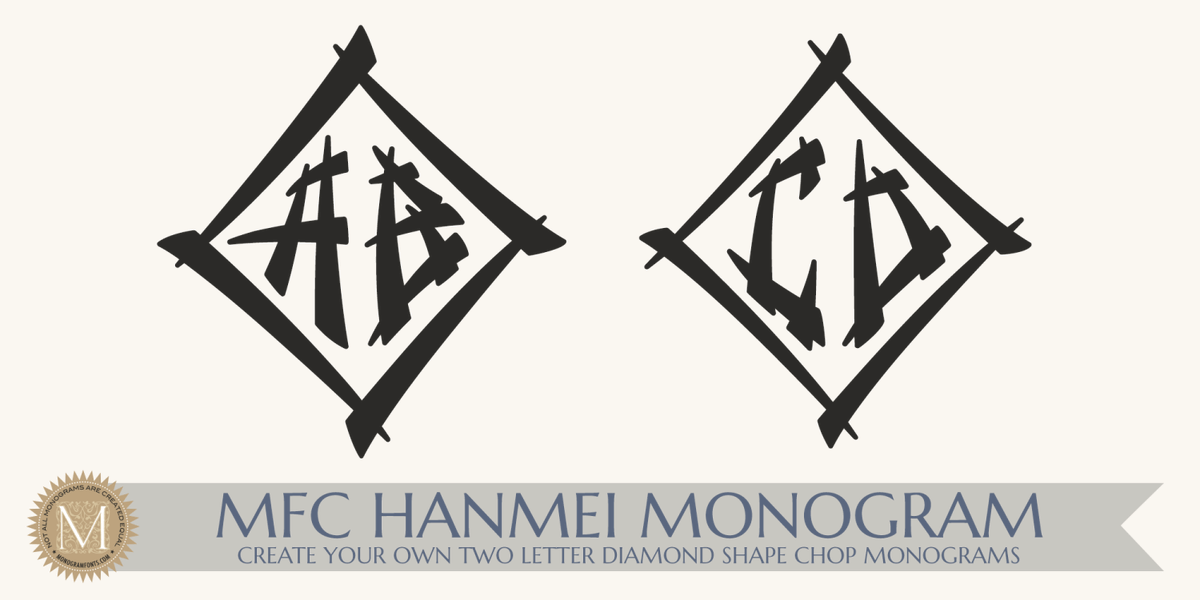 fontbros's tweet image. Check out MFC Hanmei Monogram From Monogram Fonts Co!
bit.ly/4sdXrvf 
#lettering #typography