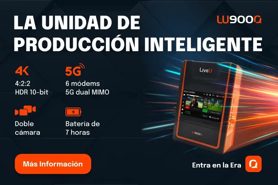 discoduro's tweet image. ¿Listo para producir en vivo desde cualquier lugar sin complicaciones? Conoce el LU900Q de LiveU.
👉 ift.tt/yBGYJof

#LiveStreaming
#Broadcast
#Innovation
#MediaTech