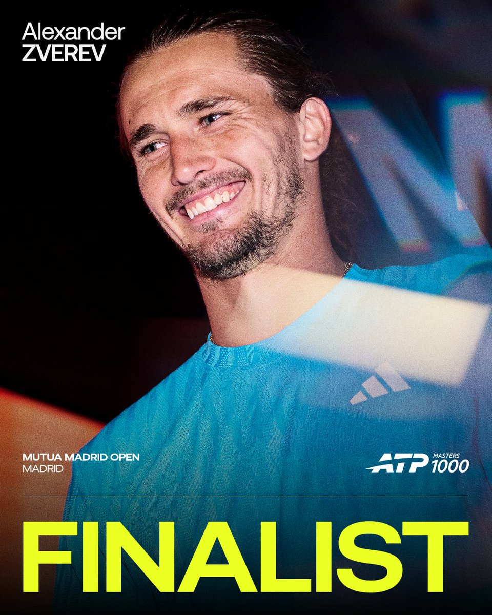 atptour's tweet image. 📍Next Stop: The Madrid Final 🎟️

@AlexZverev puts on a dominant display as he defeats Blockx 6-2, 7-5 to reach his first final of the season! 

@MutuaMadridOpen | #MMOPEN