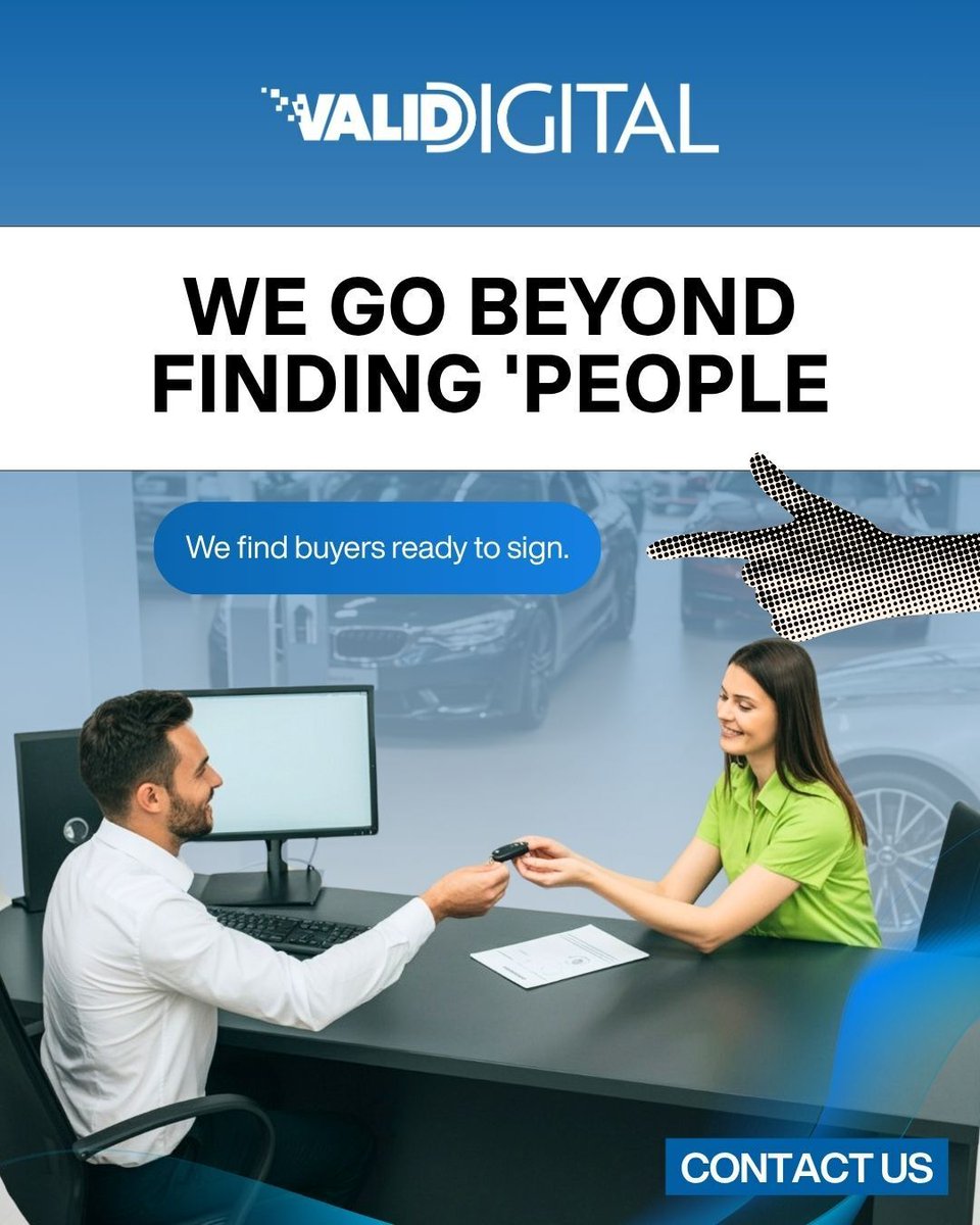 The real value for your business lies in the clients who are ready to make a purchase! ✨
Let’s collaborate to find the high-intent buyers you need. 🤝 

📩 Contact us: (512) 270-1713
🌐 Visit us: ValidDigital.com

#ValidDigital #VideoMarketing