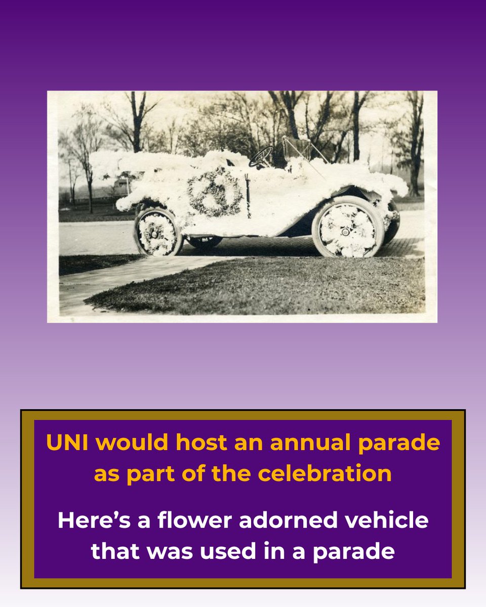 RodLibrary's tweet image. Happy May Day! 🪴

Did you know that from 1913–1934, UNI hosted an annual May Day celebration? Here’s a brief look at this long-lost tradition.

Get outside and enjoy the spring weather today! 🌻

#RodLibrary #UNI #PantherPride #NorthernIowa #MayDay