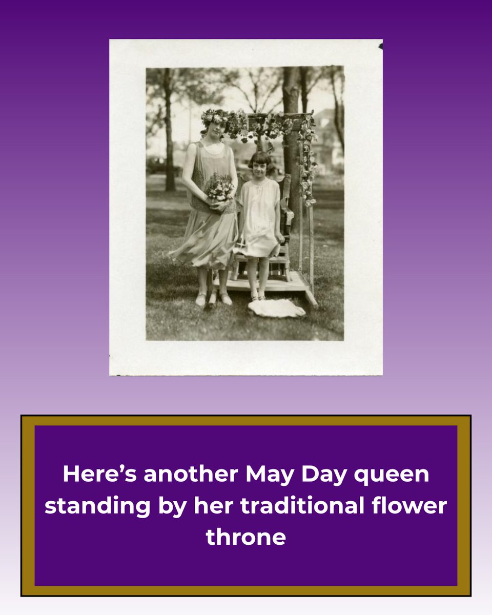 RodLibrary's tweet image. Happy May Day! 🪴

Did you know that from 1913–1934, UNI hosted an annual May Day celebration? Here’s a brief look at this long-lost tradition.

Get outside and enjoy the spring weather today! 🌻

#RodLibrary #UNI #PantherPride #NorthernIowa #MayDay