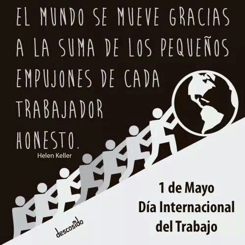 Hoy no es un día de festejo, es un día de celebración, de lucha y de reivindicar los derechos de quienes nos marcaron el camino y es nuestra obligación honrar esa lucha. Los Mártires de Chicago no murieron en vano. 
No olvidemos a quienes les debemos este día! Salu’ compañeros!