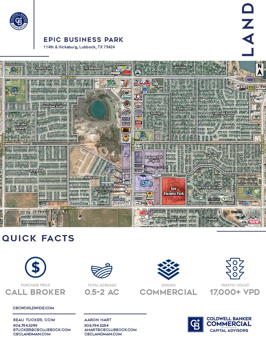 CBCLandMan's tweet image. Available: Epic Business Park 
To view this exclusive listing, please click here
properties.cbclubbock.com/415402-sale
#CRE #CommercialRealEstate #LubbockCRE #CommercialLand #Land #CBCWorldWide #CBCLandMan @CBCLandMan