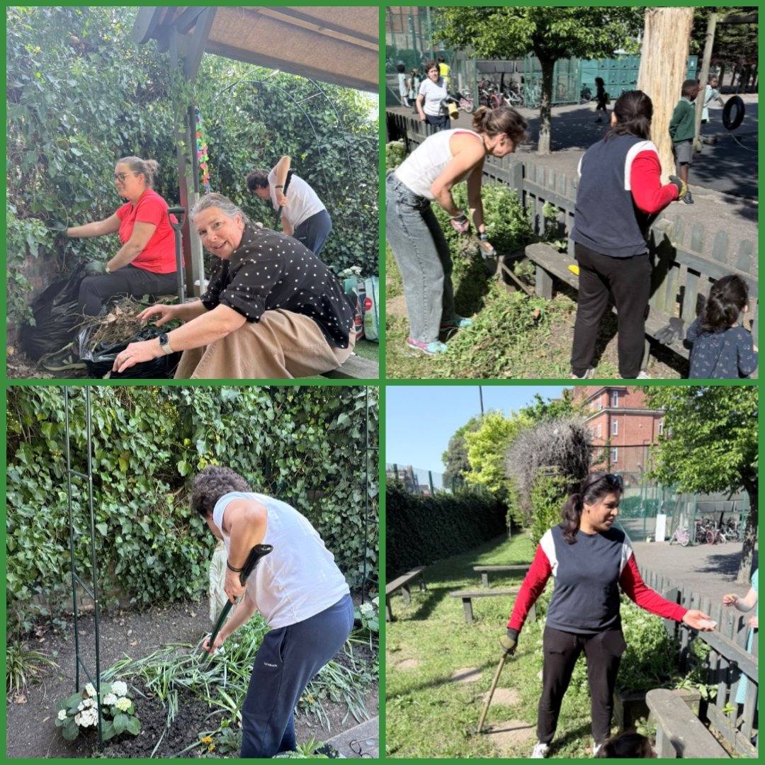 StAndrewsSW16's tweet image. The Unity Group has been busy out in the sun today 🌞  weeding,🌿 🪒watering, washing windows🪟… the list goes on! No job is too big for this amazing team 💪 #Community #Teamwork #volunteering #thankyou #fridayfun #Unity